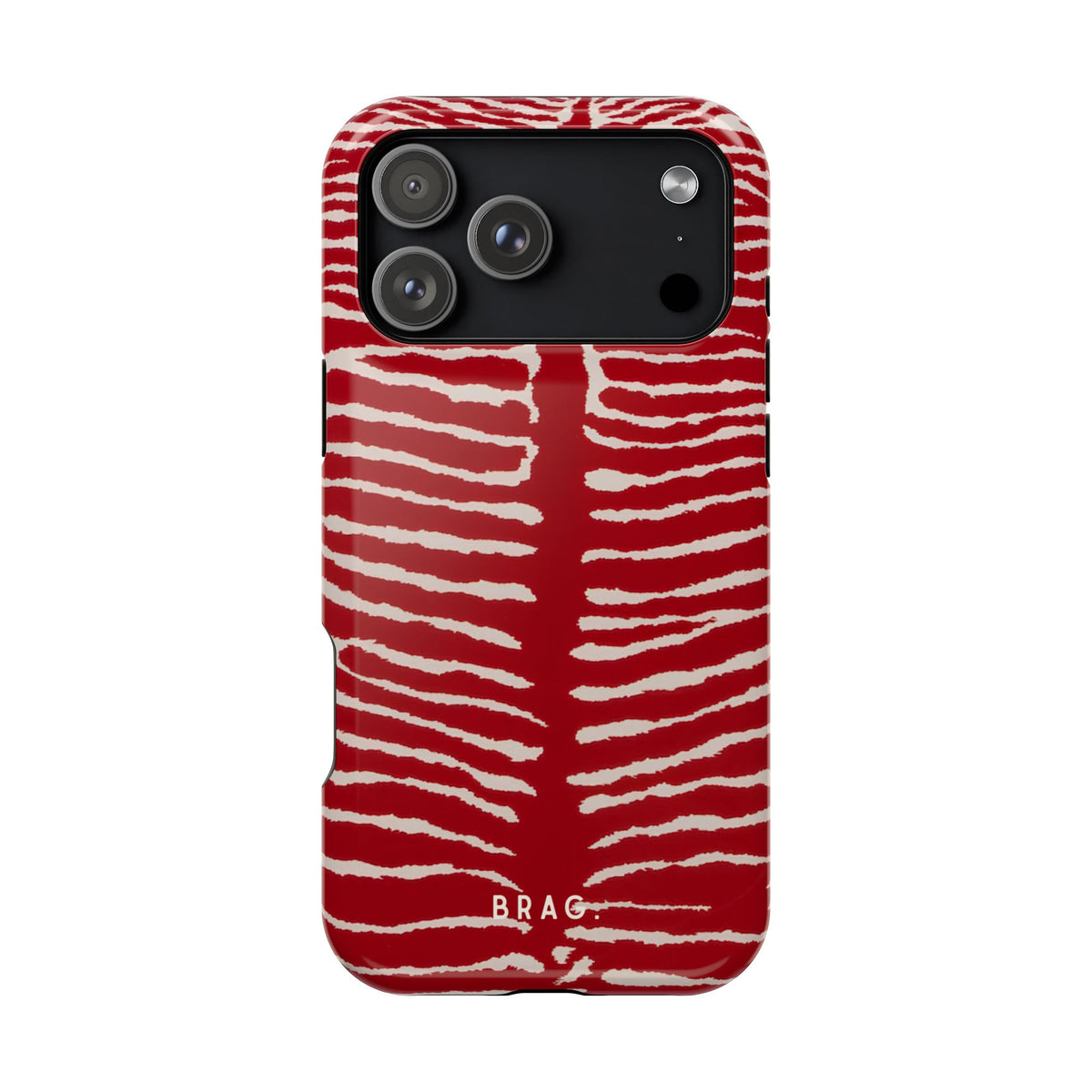 Striped Heat Magnetic Impact-Resistant Phone Case