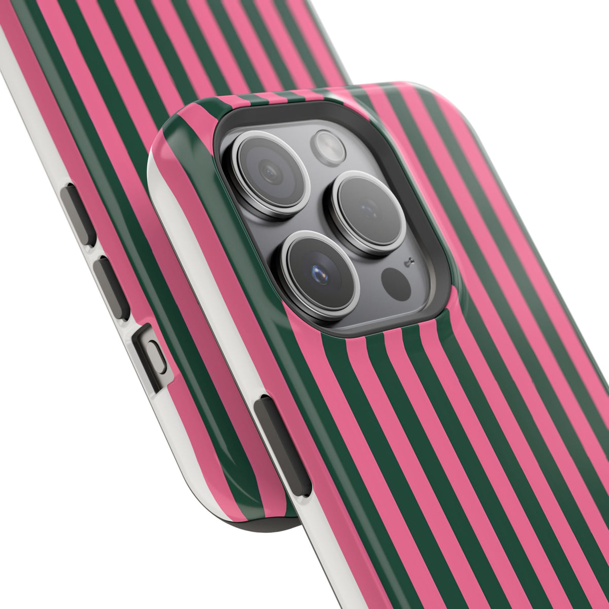 Flamingo Stripe Magnetic Impact-Resistant Phone Case