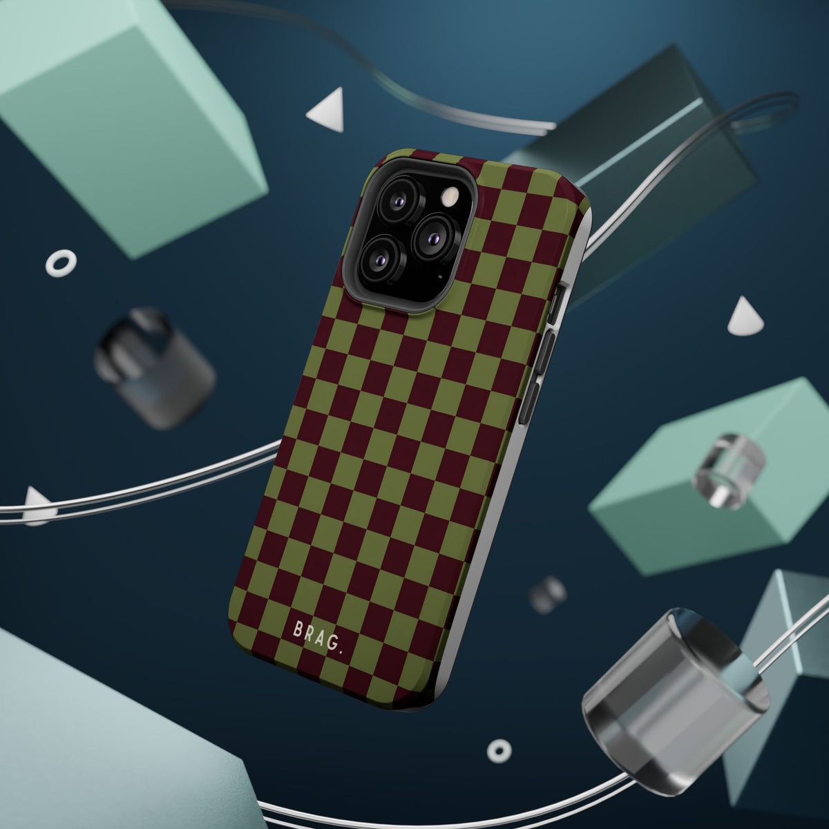 Lucky Check Magnetic Impact-Resistant Phone Case