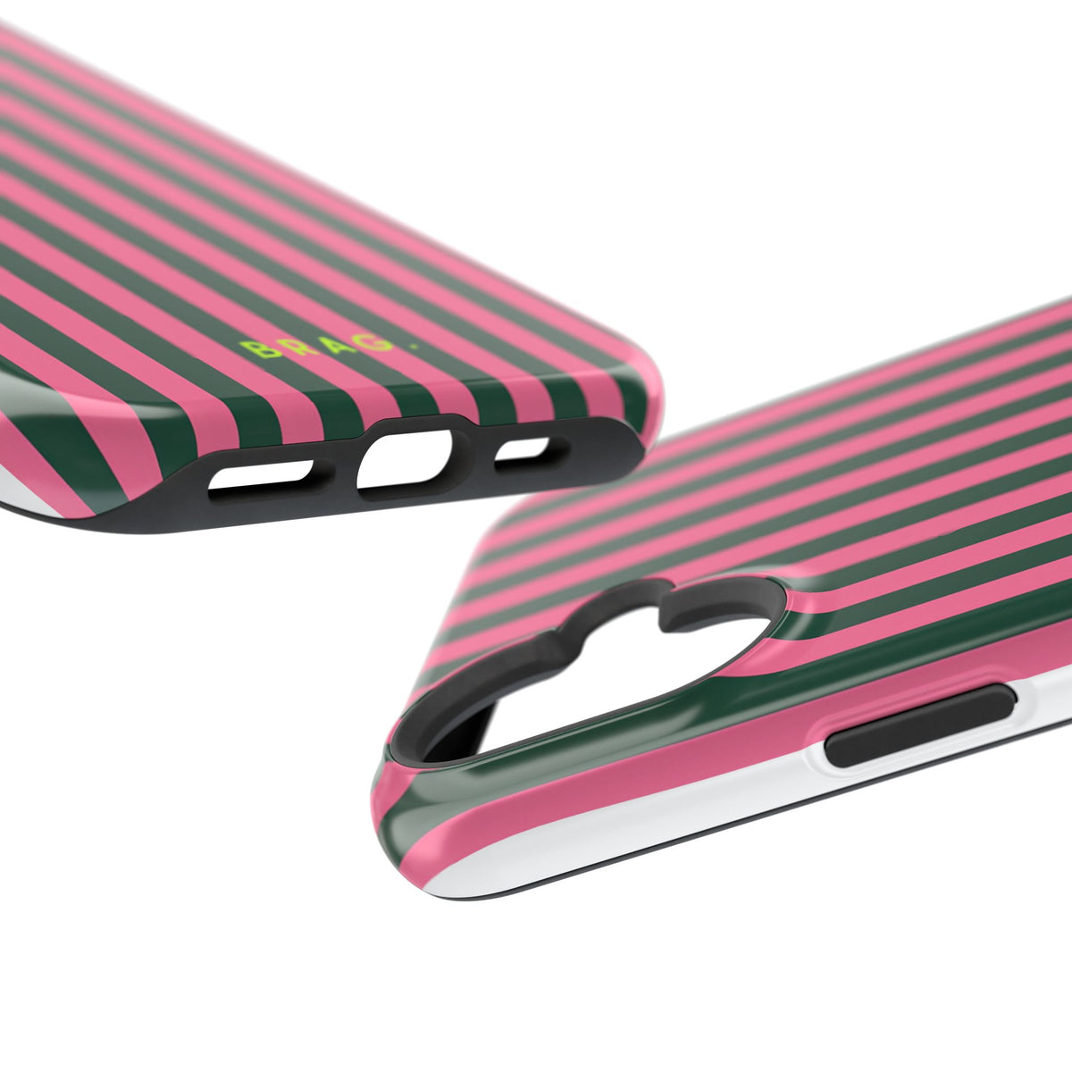 Flamingo Stripe Magnetic Impact-Resistant Phone Case