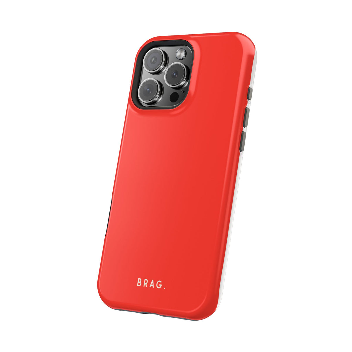 Brag Red Magnetic Impact-Resistant Phone Case