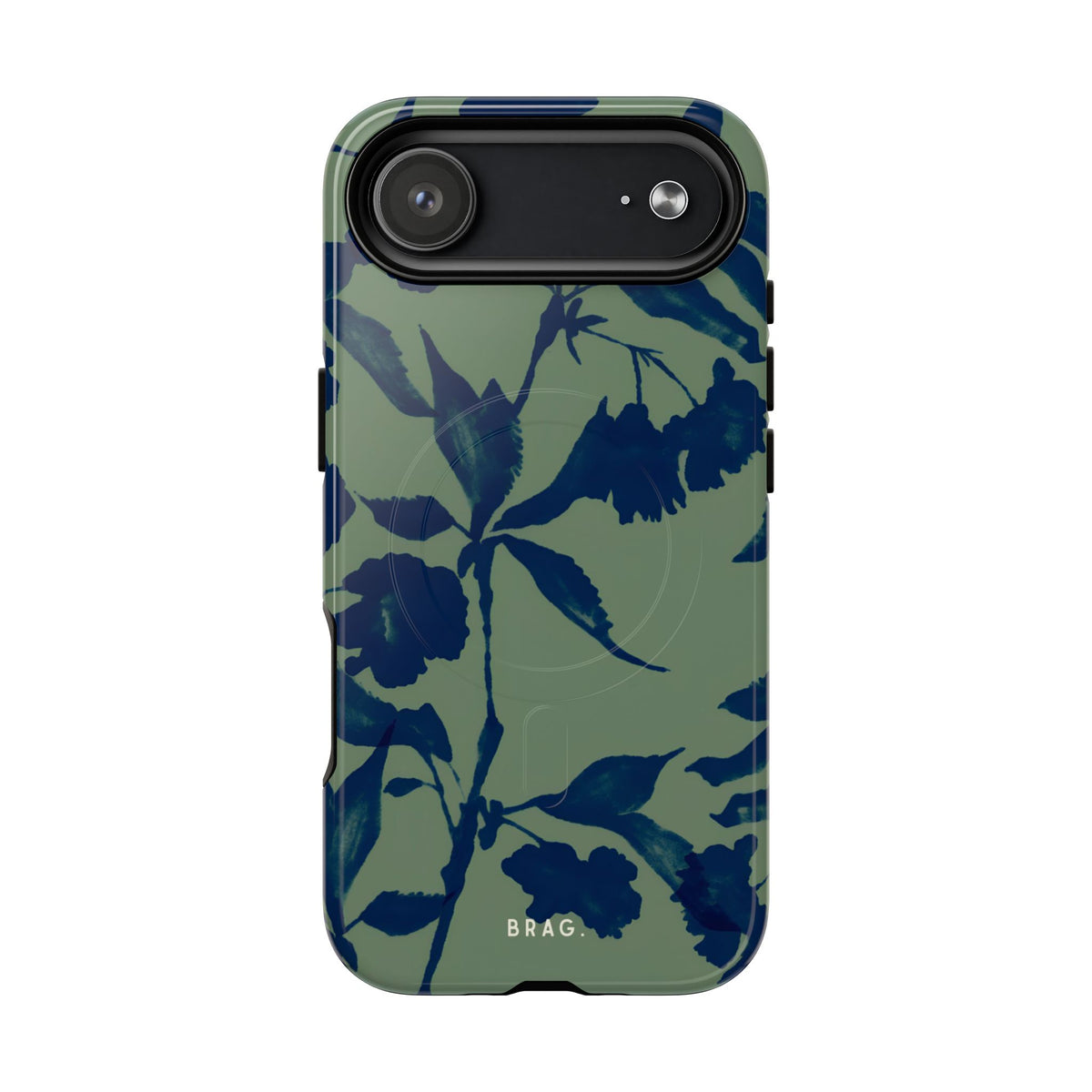 Sage Bloom MagSafe Tough Phone Case — Magnetic Protective Cover