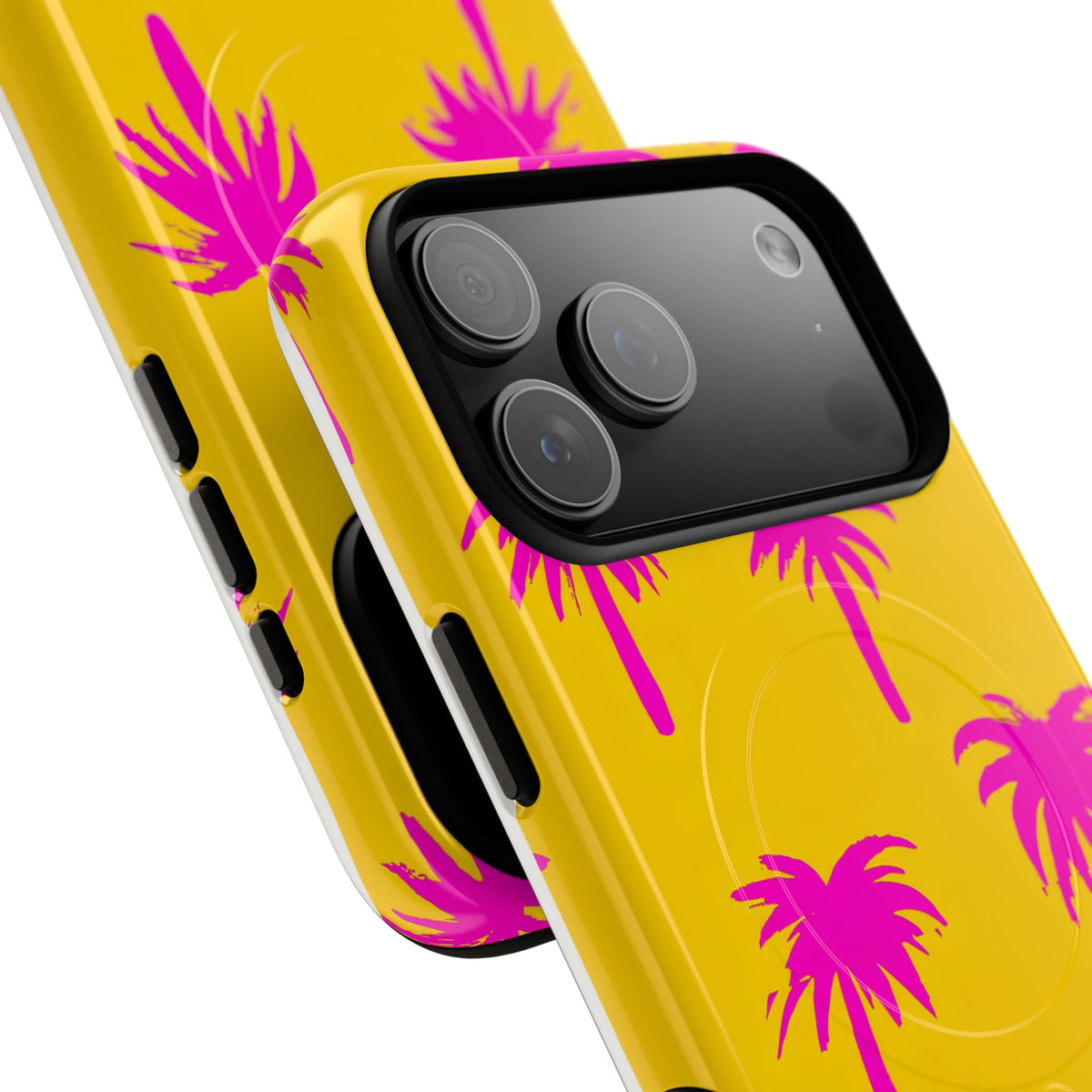 Pink Palms MagSafe Tough Phone Case — Magnetic Protective Cover