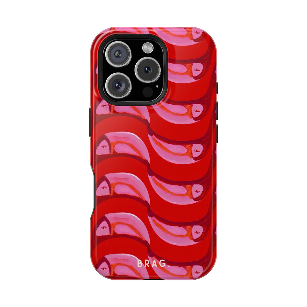 Pink Current Magnetic Impact-Resistant Phone Case