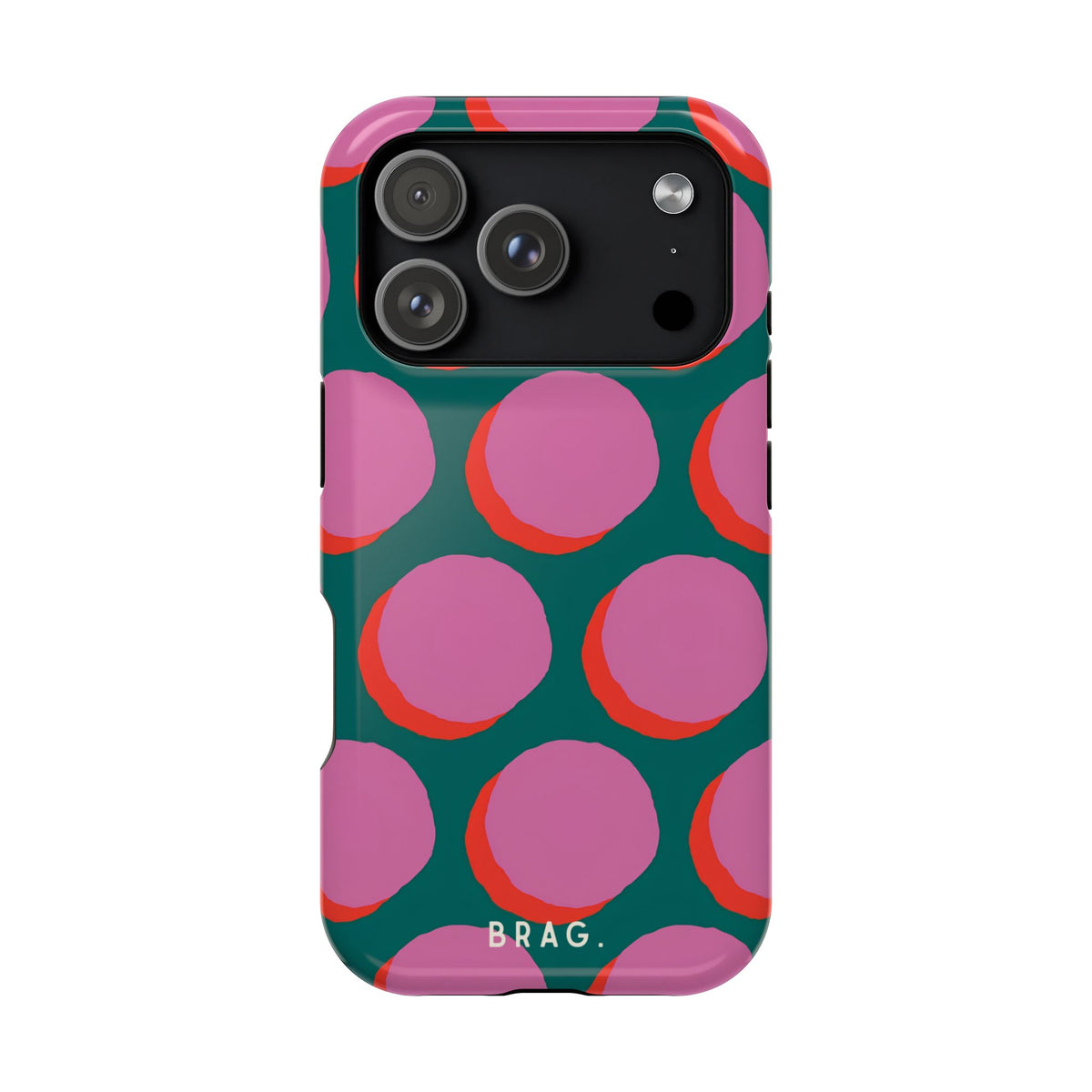 Pink Moon Magnetic Impact-Resistant Phone Case