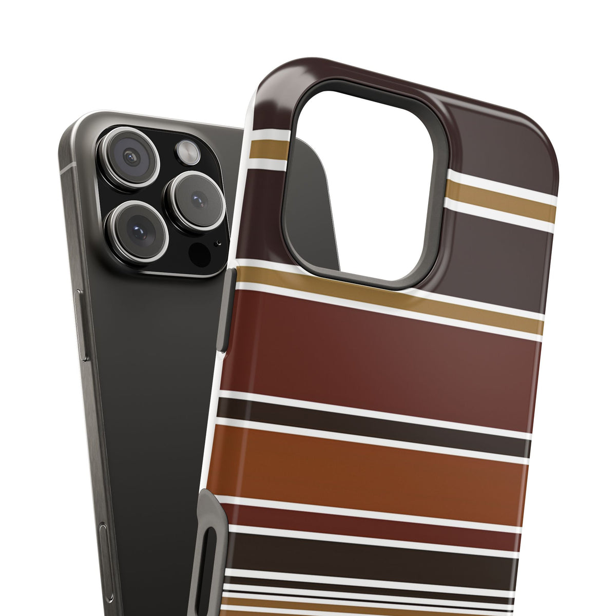 Cocoa Line Magnetic Impact-Resistant Phone Case