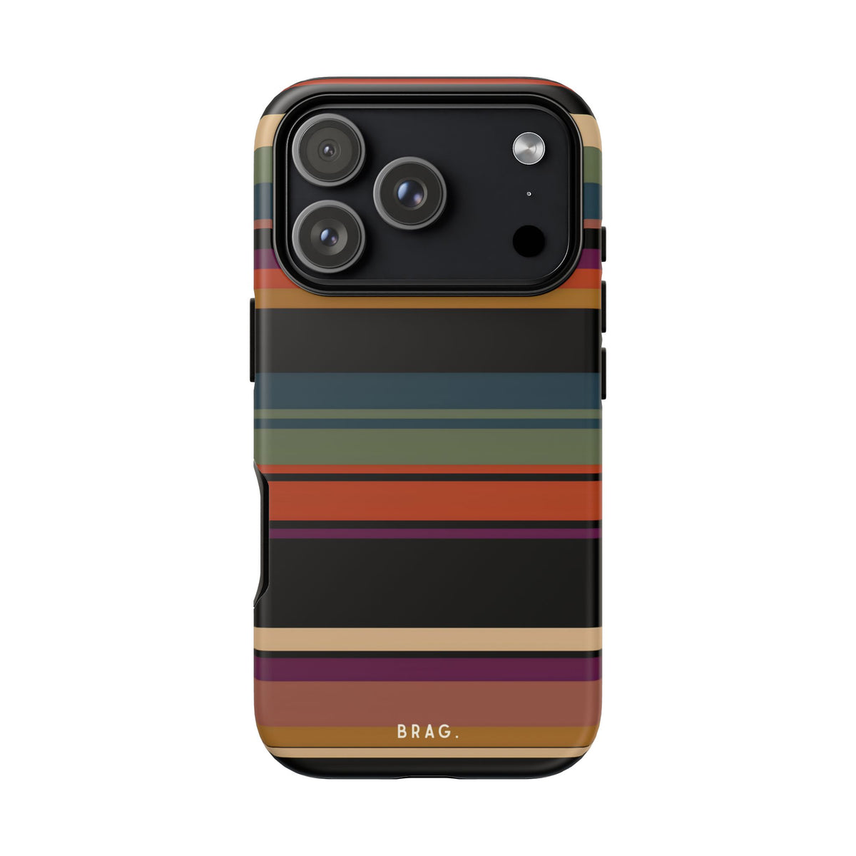 Market Stripe Tough Phone Case – Shockproof Protective iPhone Cover