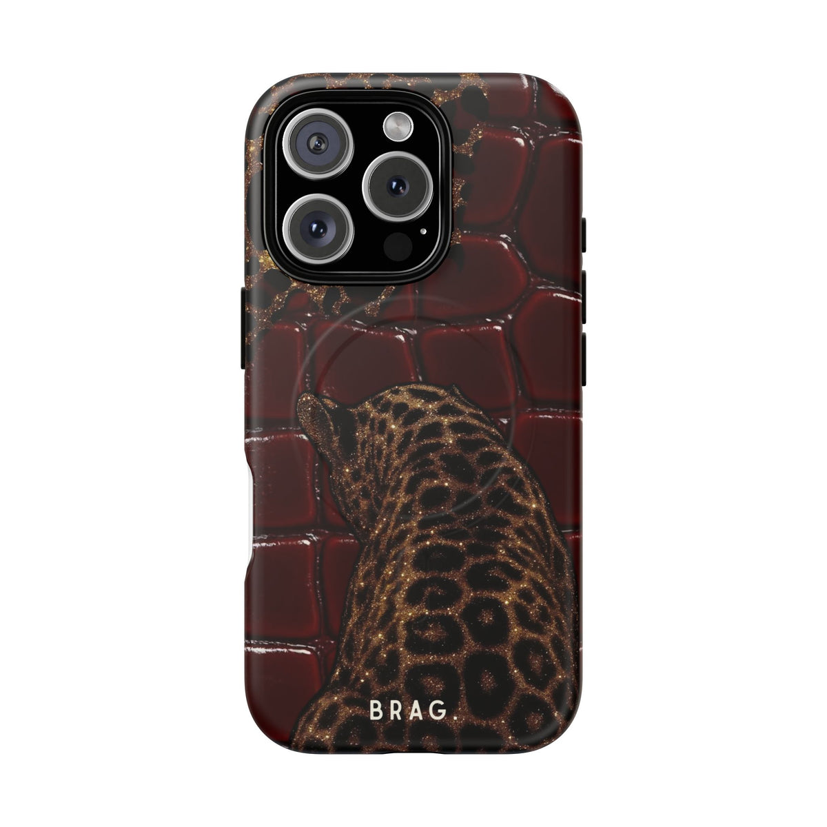 Leopard Lounge MagSafe Tough Phone Case — Magnetic Protective Cover