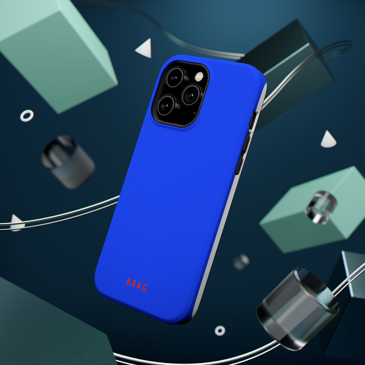 Brag Blue Magnetic Impact-Resistant Phone Case
