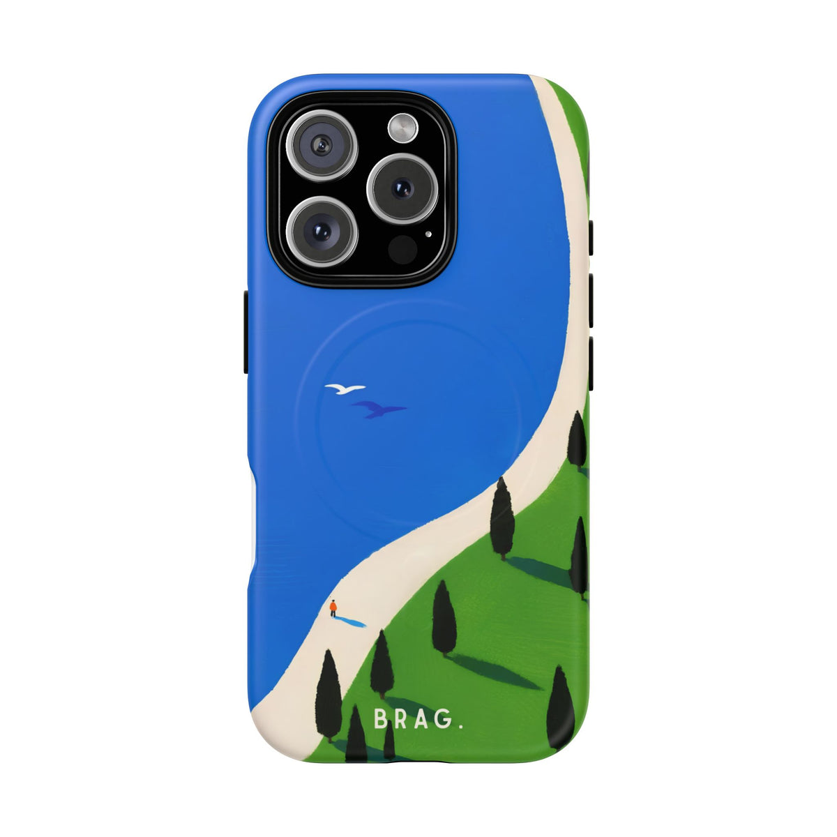 Blue Escape MagSafe Tough Phone Case — Magnetic Protective Cover