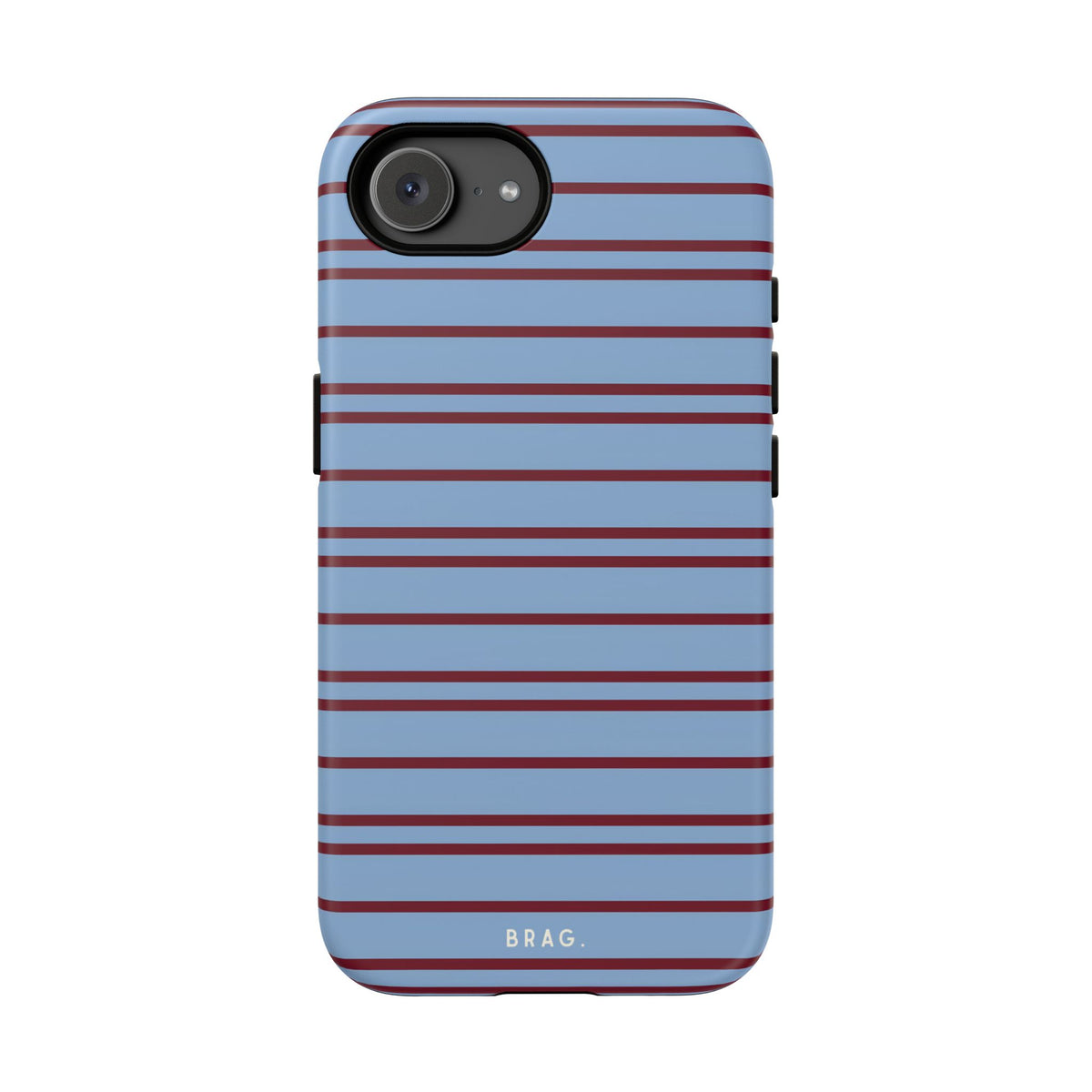Nautical Stripe Tough Phone Case – Shockproof Protective iPhone Cover