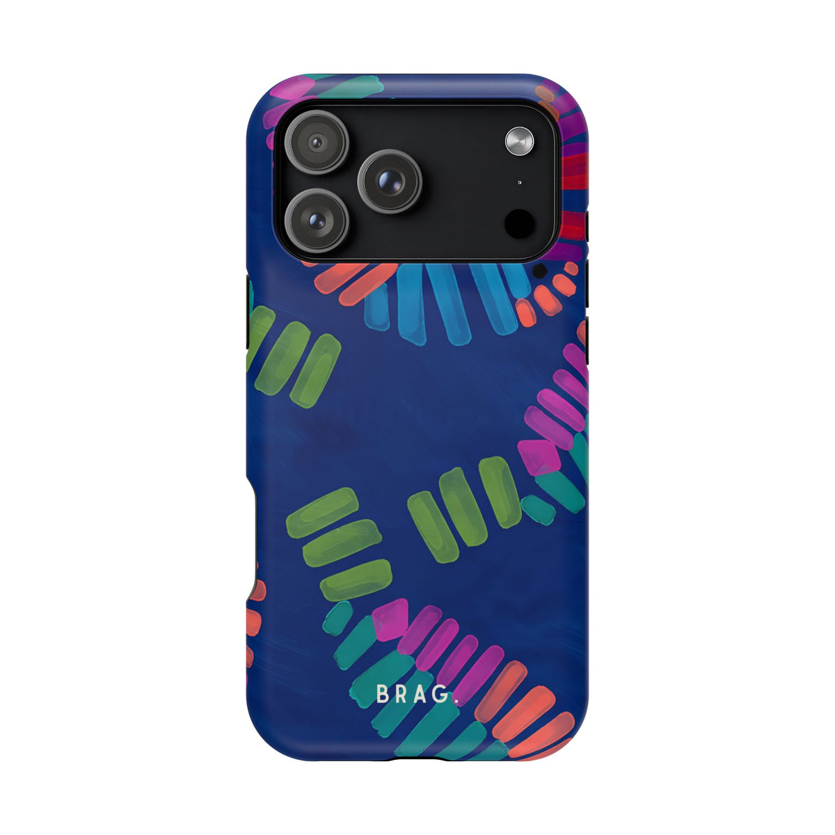 Blue Palm Magnetic Impact-Resistant Phone Case