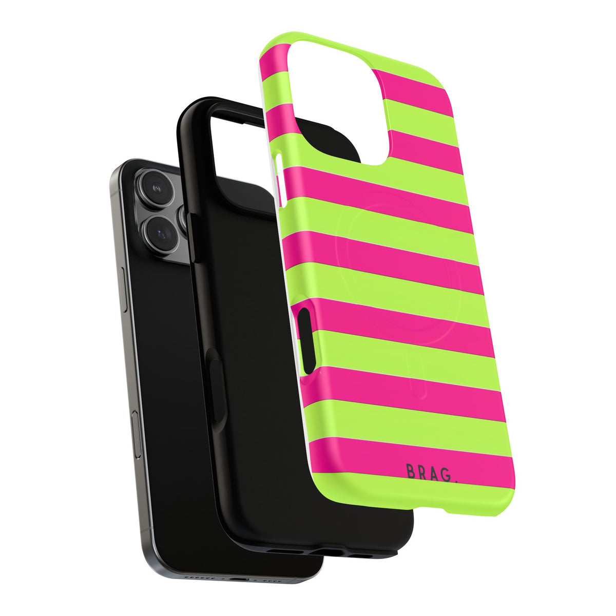 Electric Lime MagSafe Tough Phone Case — Magnetic Protective Cover