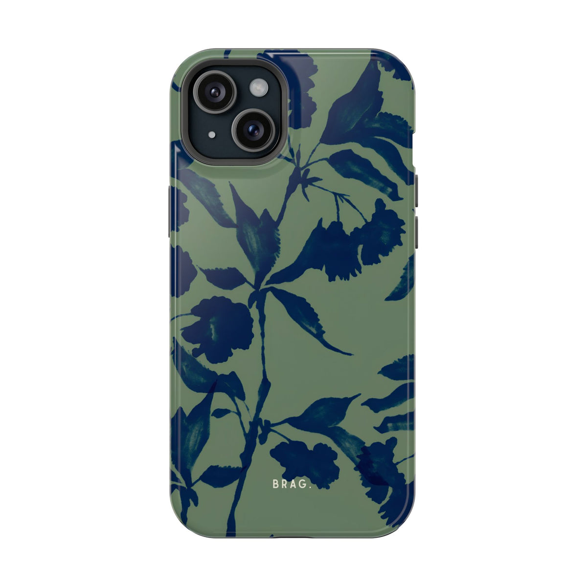 Sage Bloom Magnetic Impact-Resistant Phone Case