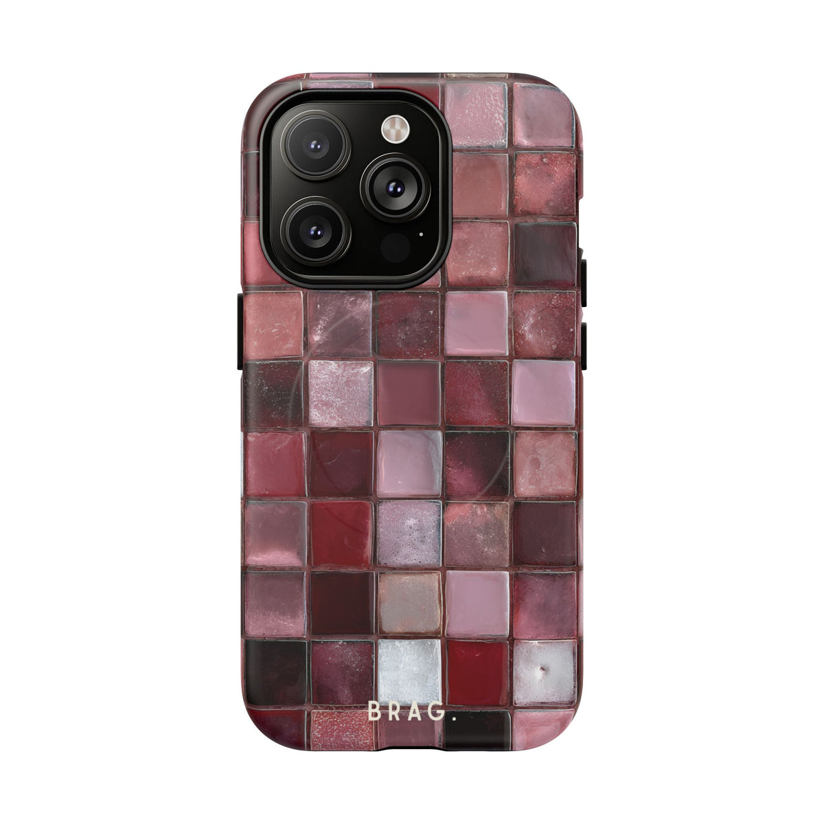 Cherry Tile MagSafe Tough Phone Case — Magnetic Protective Cover