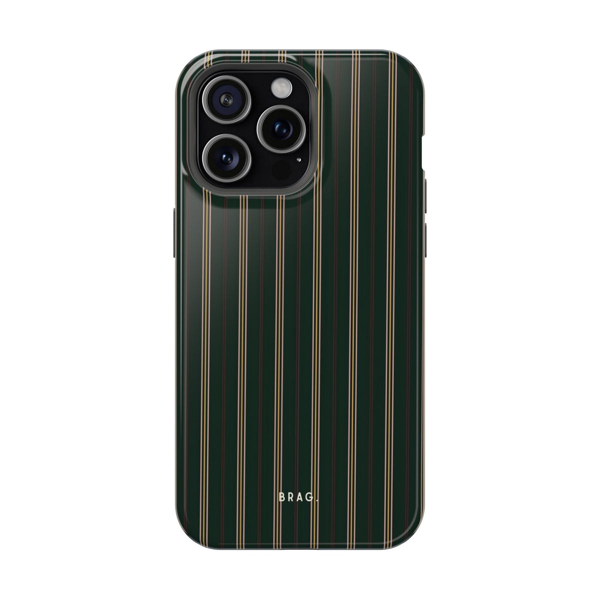 Vintage Pinstripe Magnetic Impact-Resistant Phone Case
