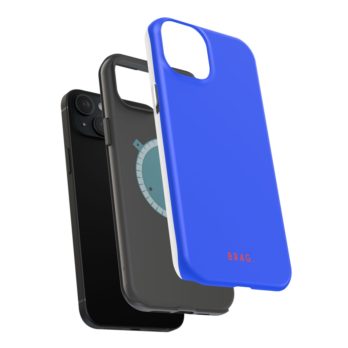 Brag Blue Magnetic Impact-Resistant Phone Case