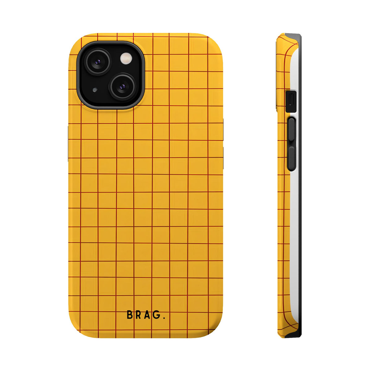Cheese Grid Magnetic Impact-Resistant Phone Case