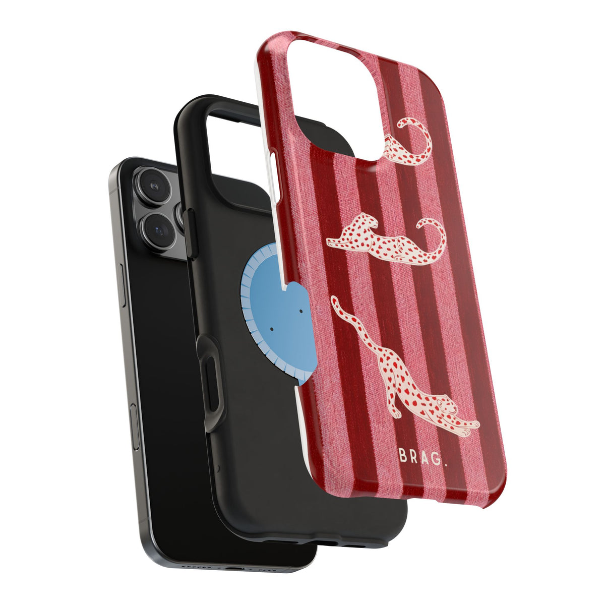 Pink Safari Magnetic Impact-Resistant Phone Case
