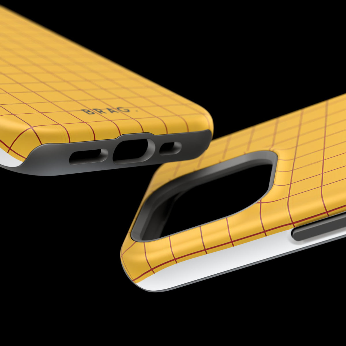Cheese Grid Magnetic Impact-Resistant Phone Case