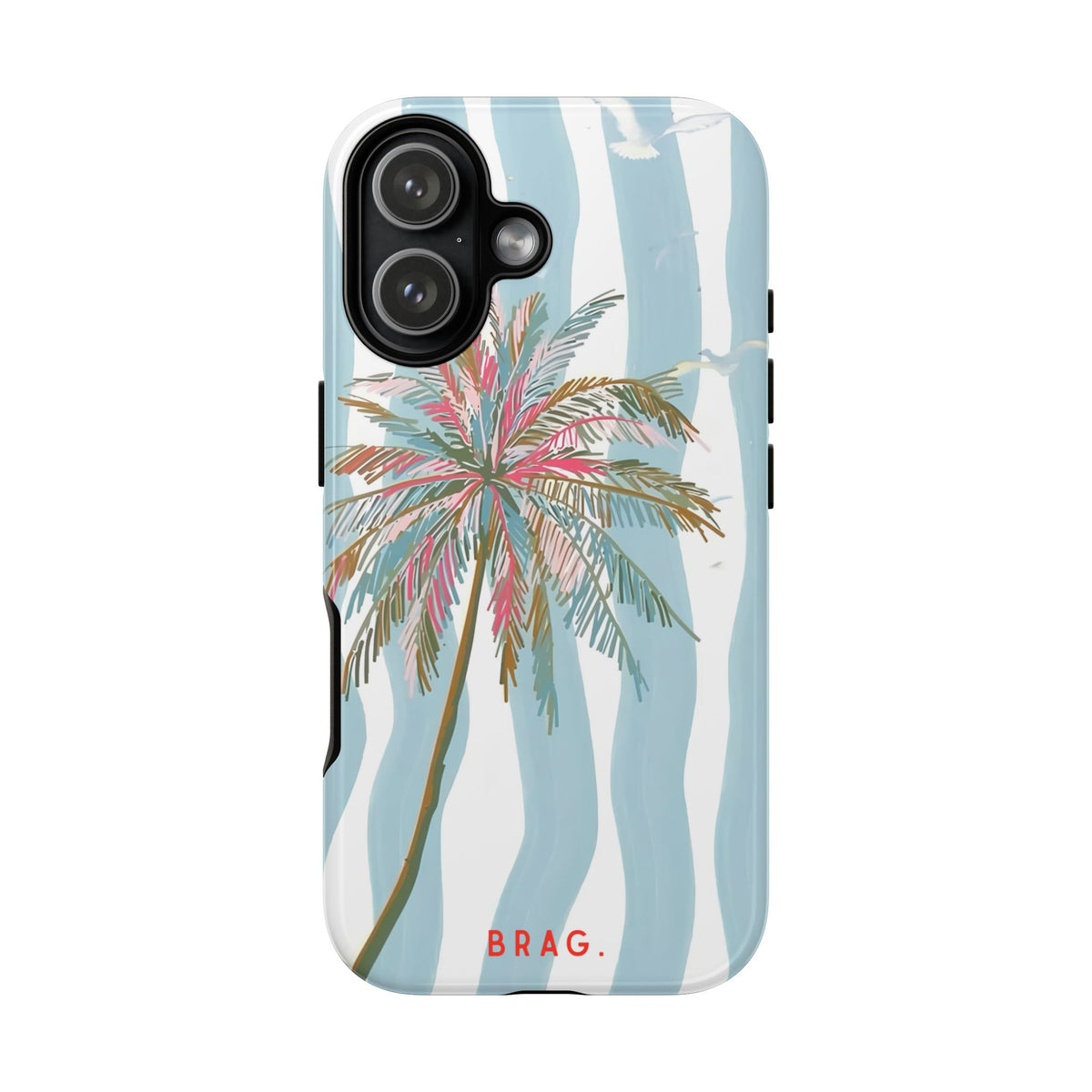 Palm Breeze Tough Phone Case – Shockproof Protective iPhone Cover