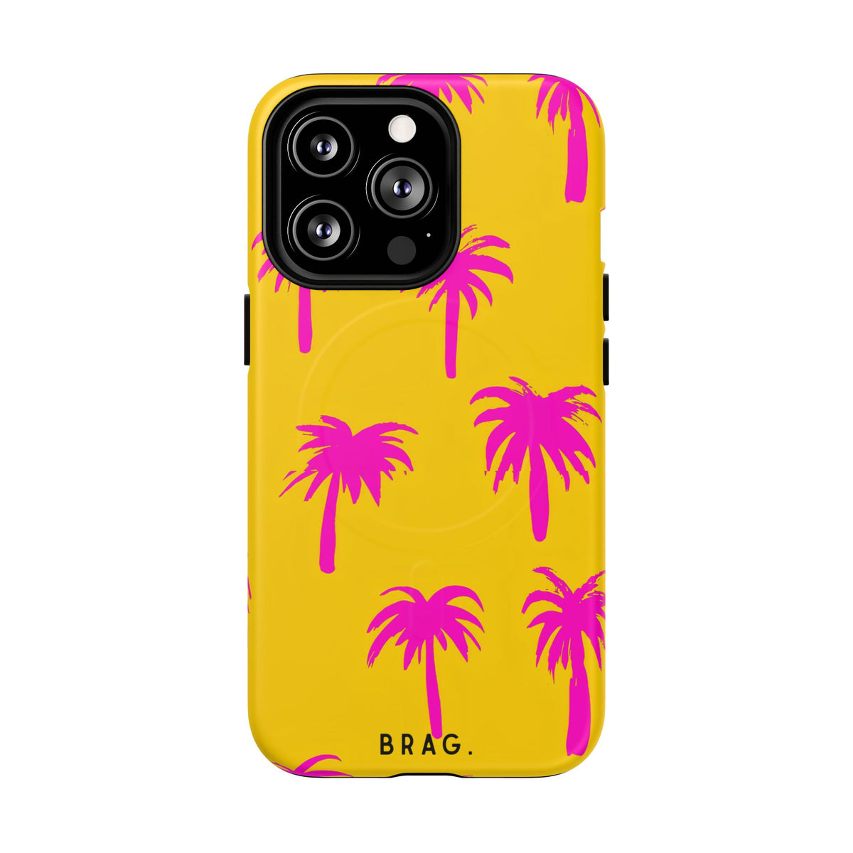 Pink Palms MagSafe Tough Phone Case — Magnetic Protective Cover
