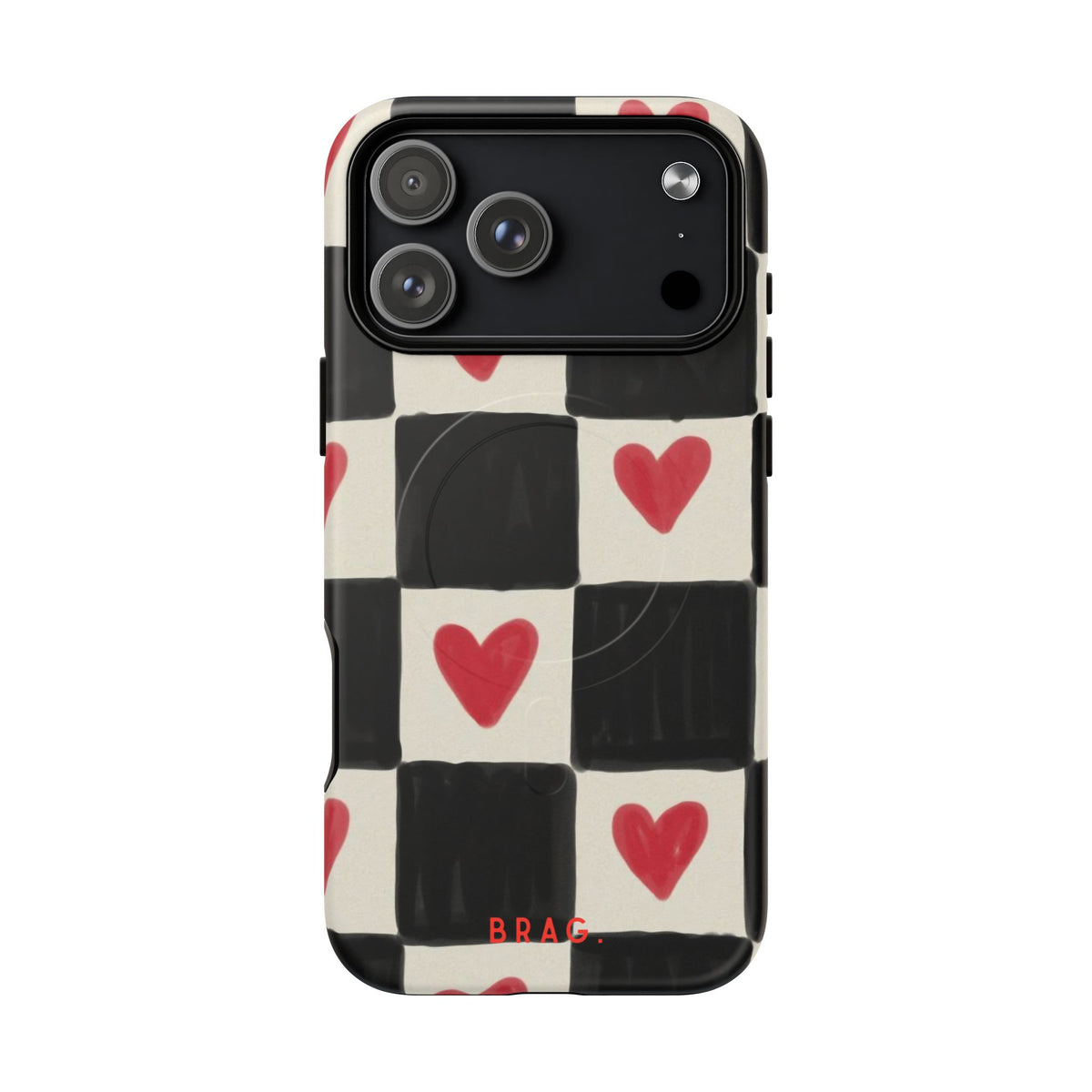 Heart Check MagSafe Tough Phone Case — Magnetic Protective Cover
