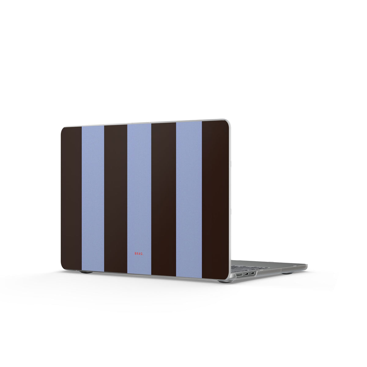 Grayscale Gradient Matte MacBook Case — Slim Protective Laptop Cover