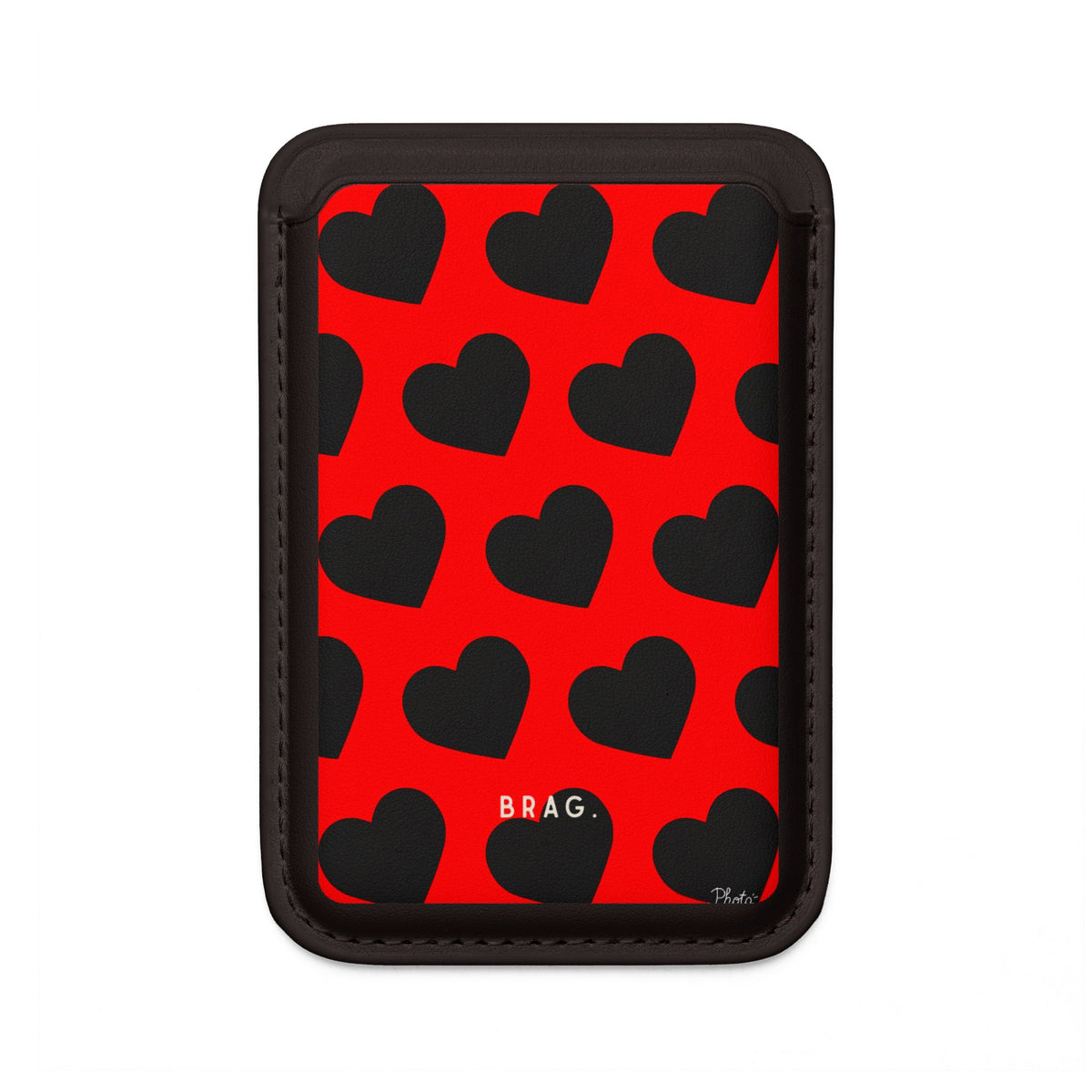 Heart Throb MagSafe Vegan Wallet — Slim Phone Card Holder