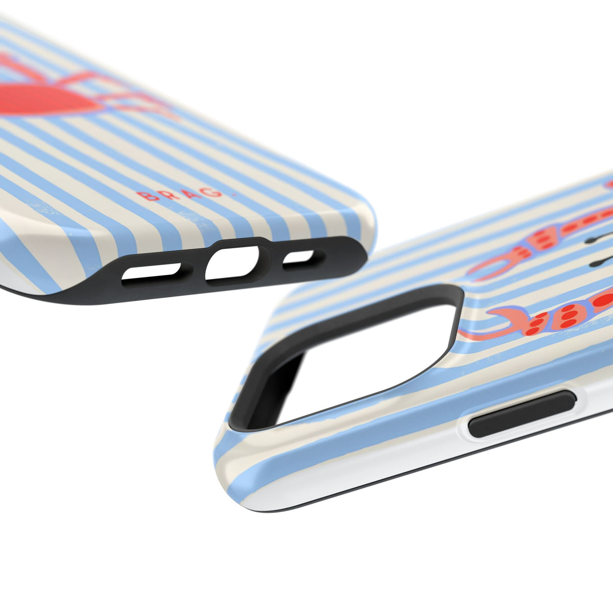Azure Crab Magnetic Impact-Resistant Phone Case