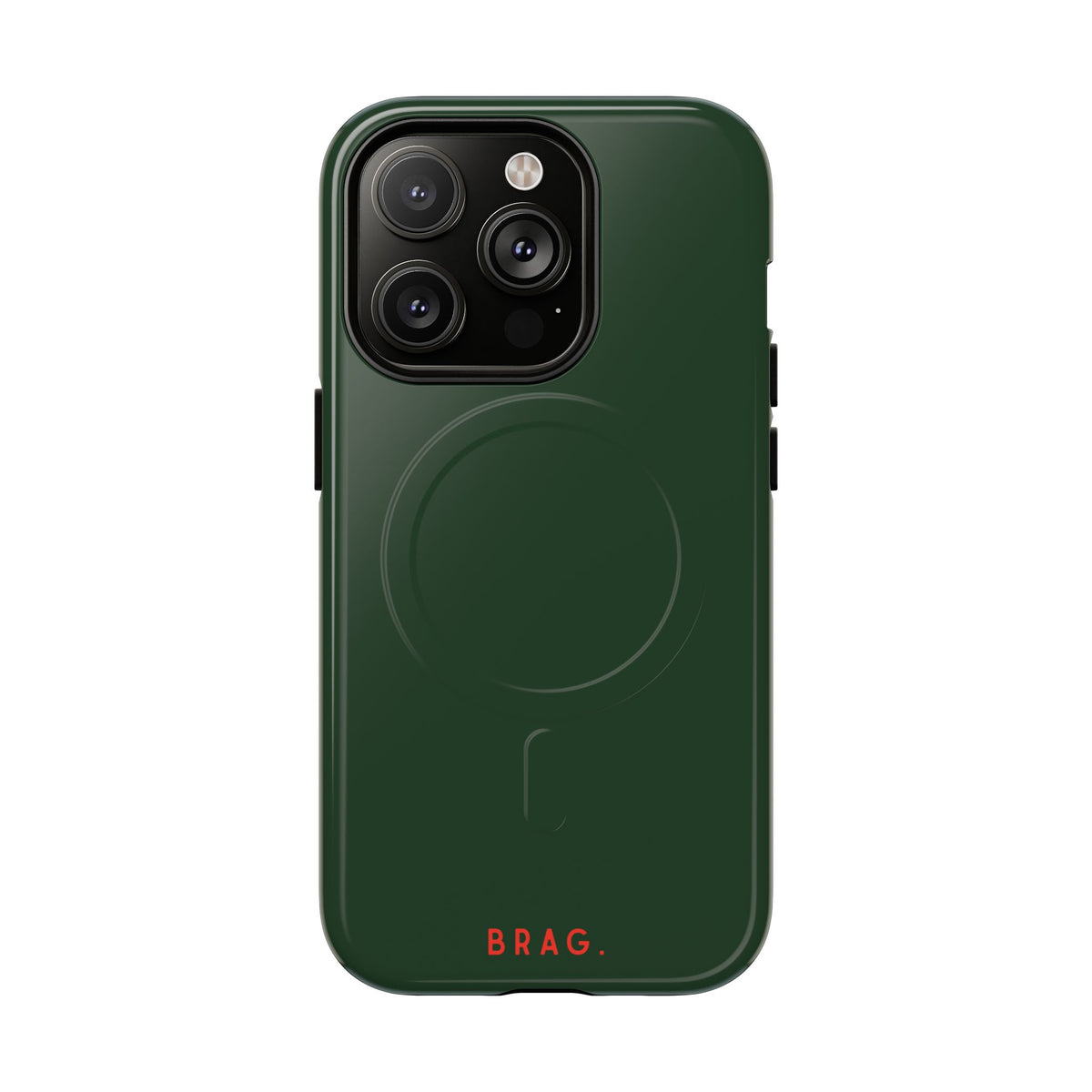 Brag Green MagSafe Tough Phone Case — Magnetic Protective Cover