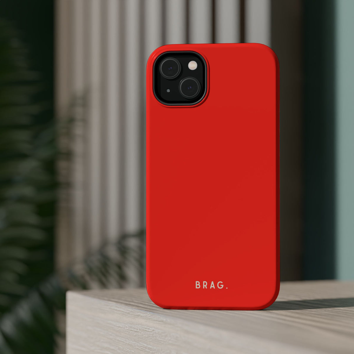 Brag Red Magnetic Impact-Resistant Phone Case