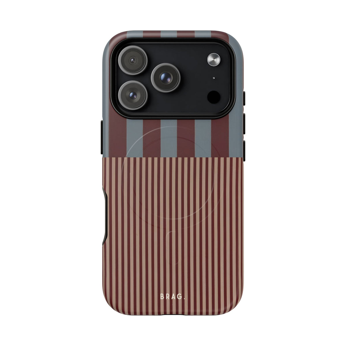 Candy Stripe MagSafe Tough Phone Case — Magnetic Protective Cover