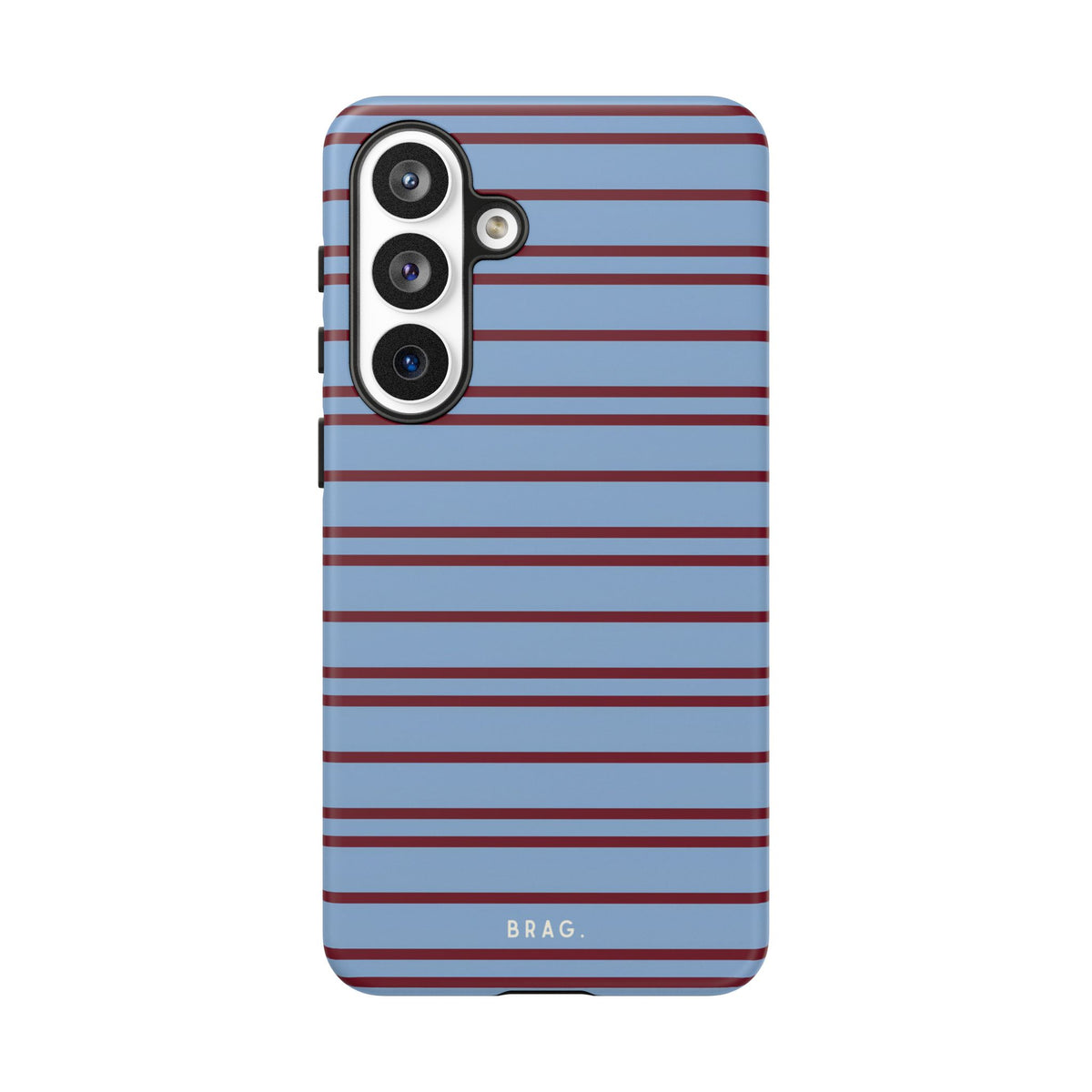 Nautical Stripe Tough Phone Case – Shockproof Protective iPhone Cover