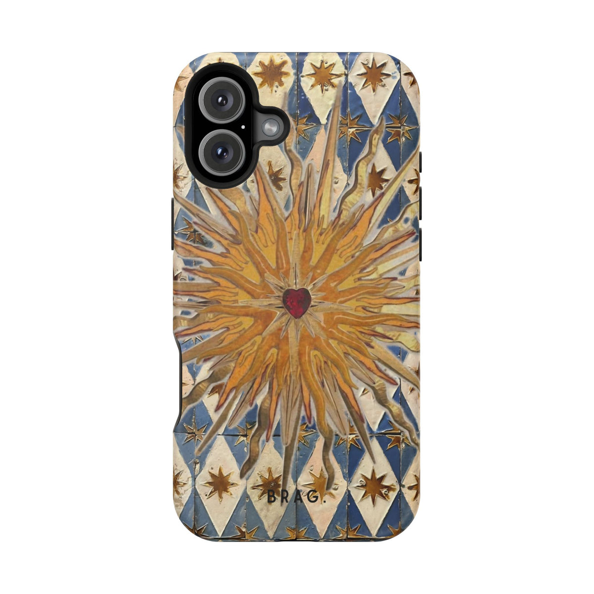 Fortune Heart Magnetic Impact-Resistant Phone Case