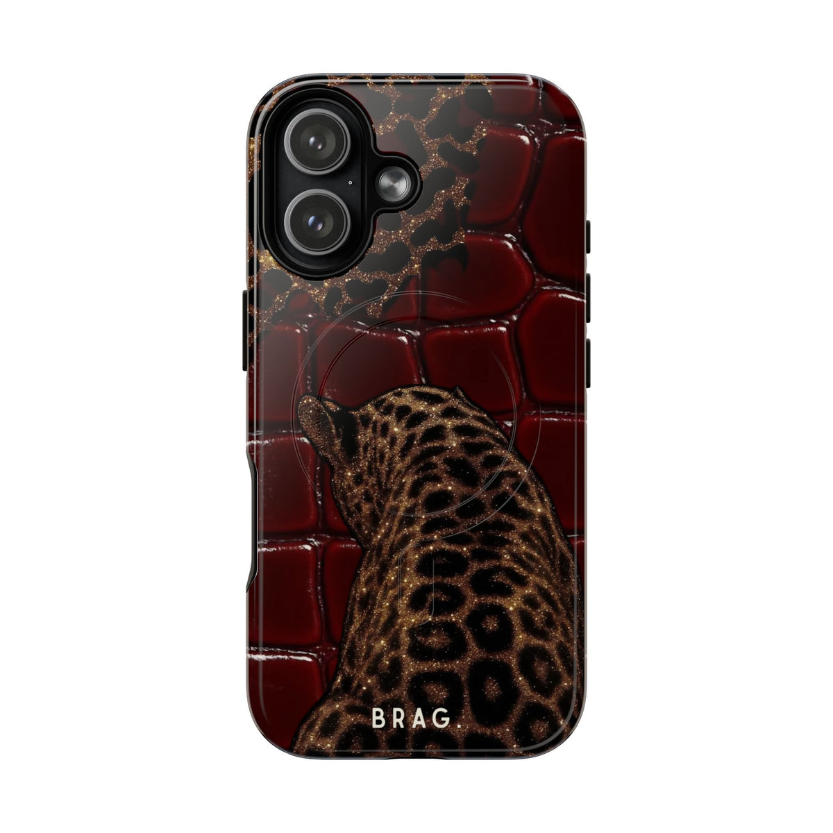 Leopard Lounge MagSafe Tough Phone Case — Magnetic Protective Cover