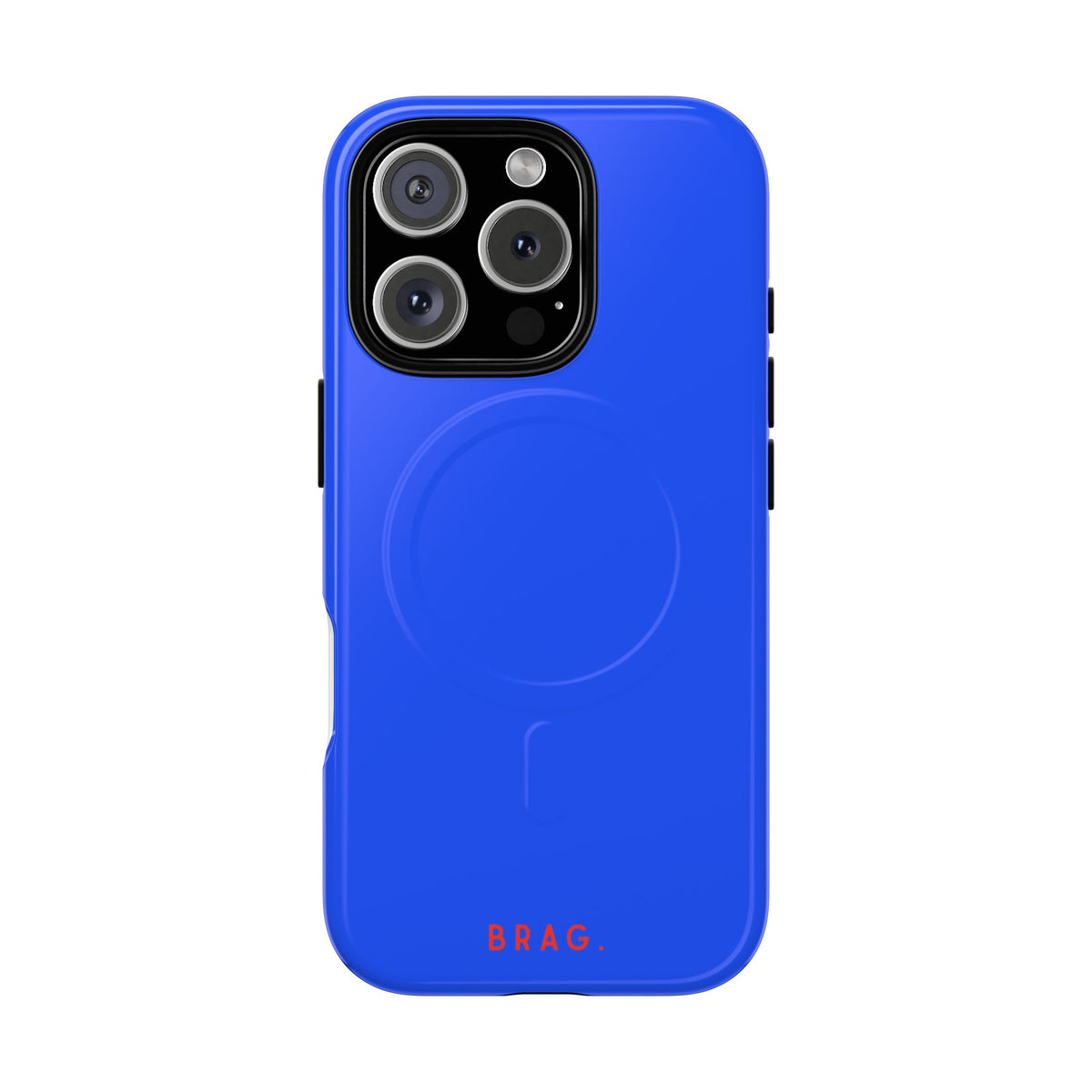 Brag Blue MagSafe Tough Phone Case — Magnetic Protective Cover