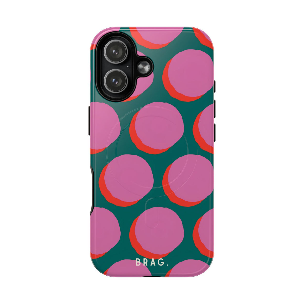 Pink Moon MagSafe Tough Phone Case — Magnetic Protective Cover