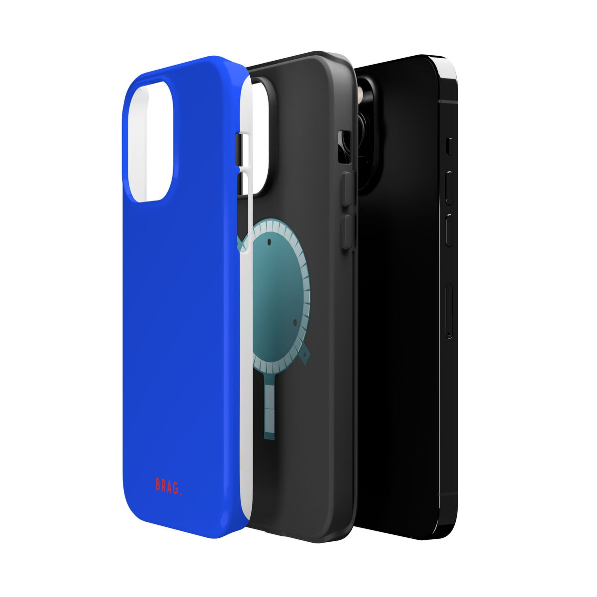 Brag Blue Magnetic Impact-Resistant Phone Case