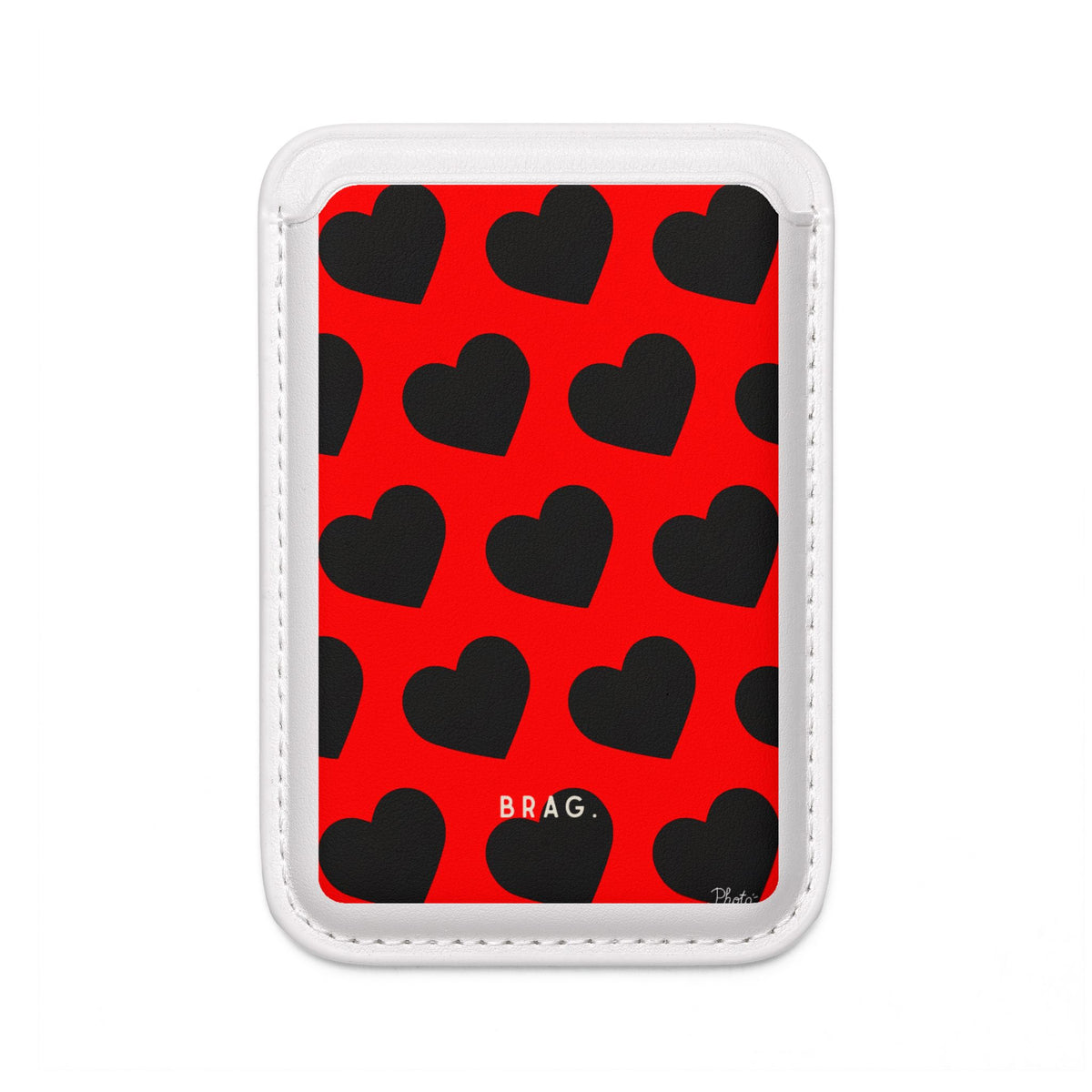 Heart Throb MagSafe Vegan Wallet — Slim Phone Card Holder