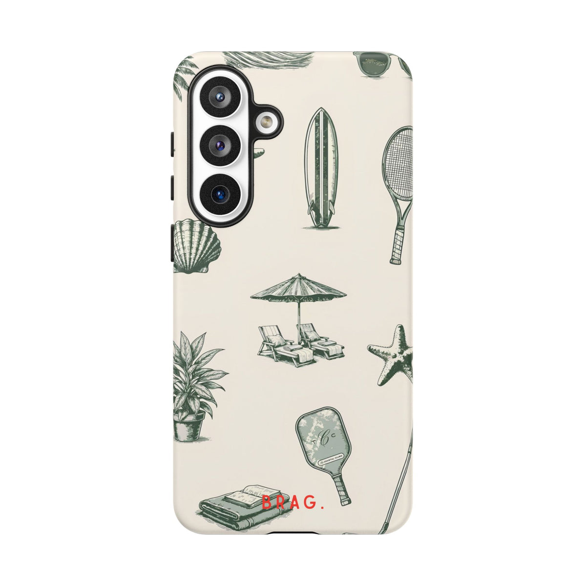 Beach Club Tough Phone Case – Shockproof Protective iPhone Cover