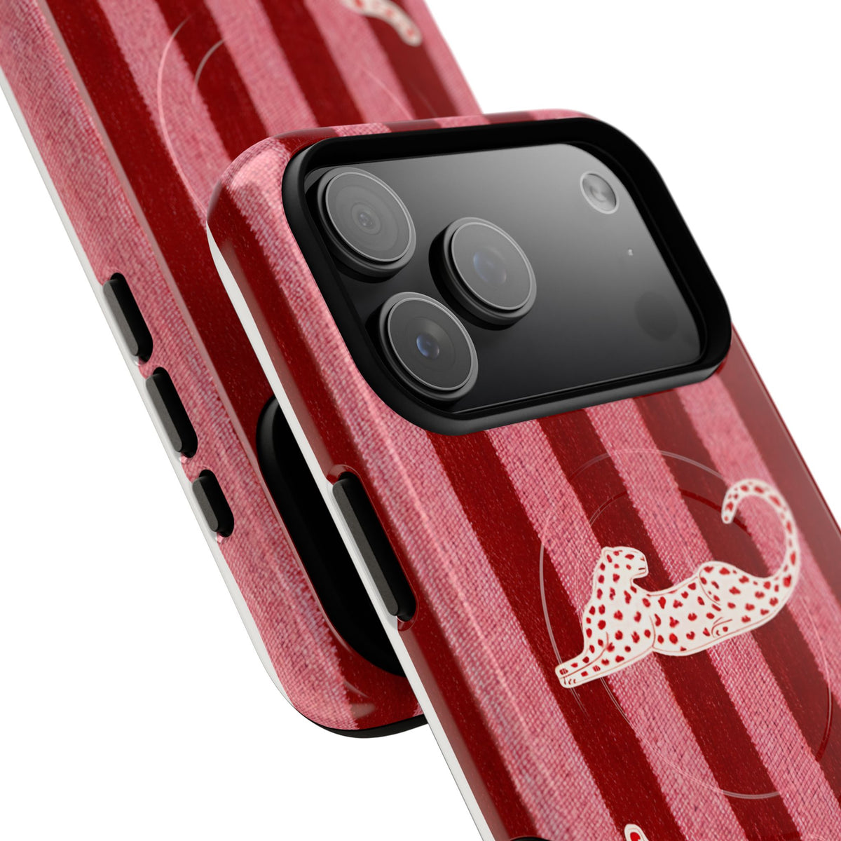Pink Safari MagSafe Tough Phone Case — Magnetic Protective Cover