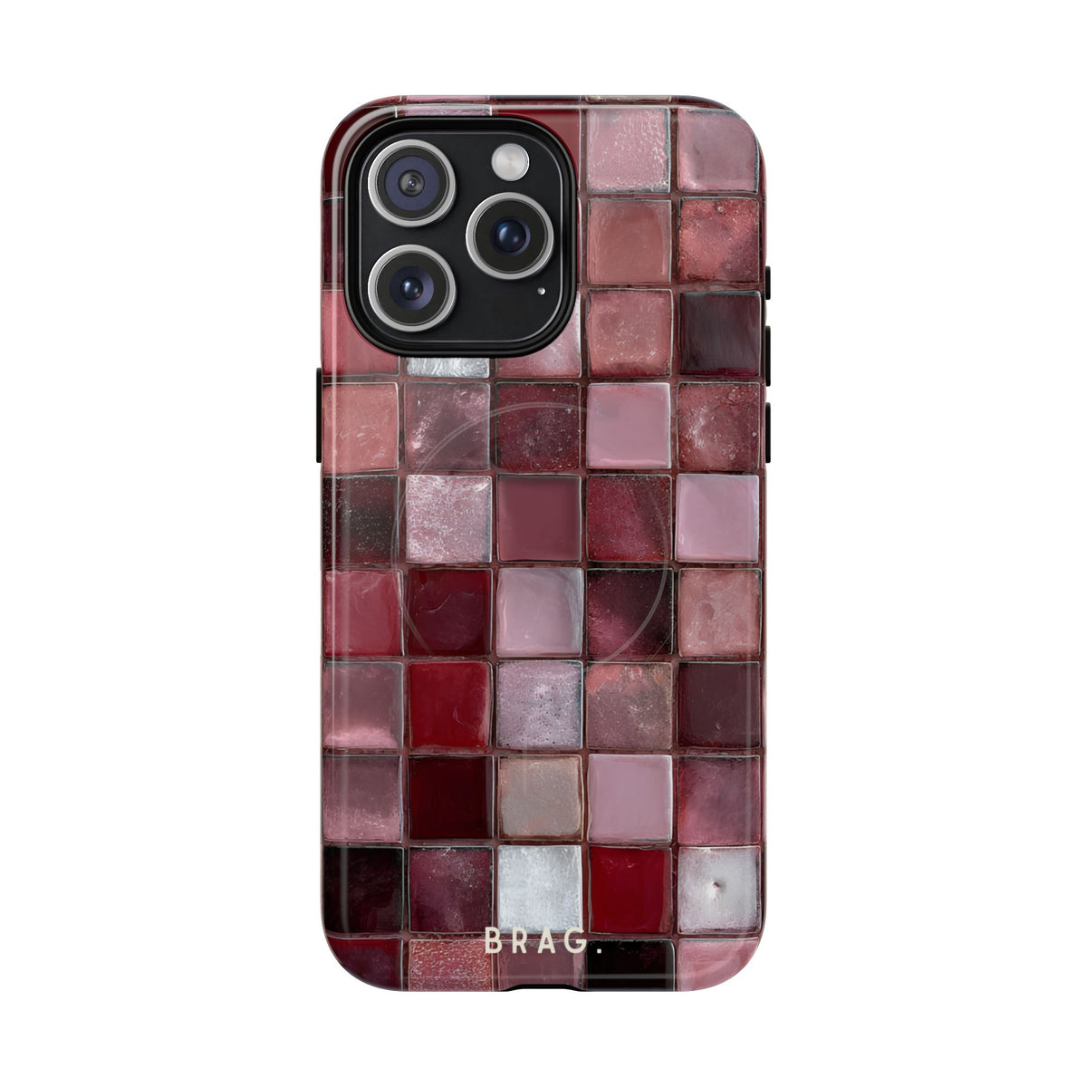 Cherry Tile MagSafe Tough Phone Case — Magnetic Protective Cover