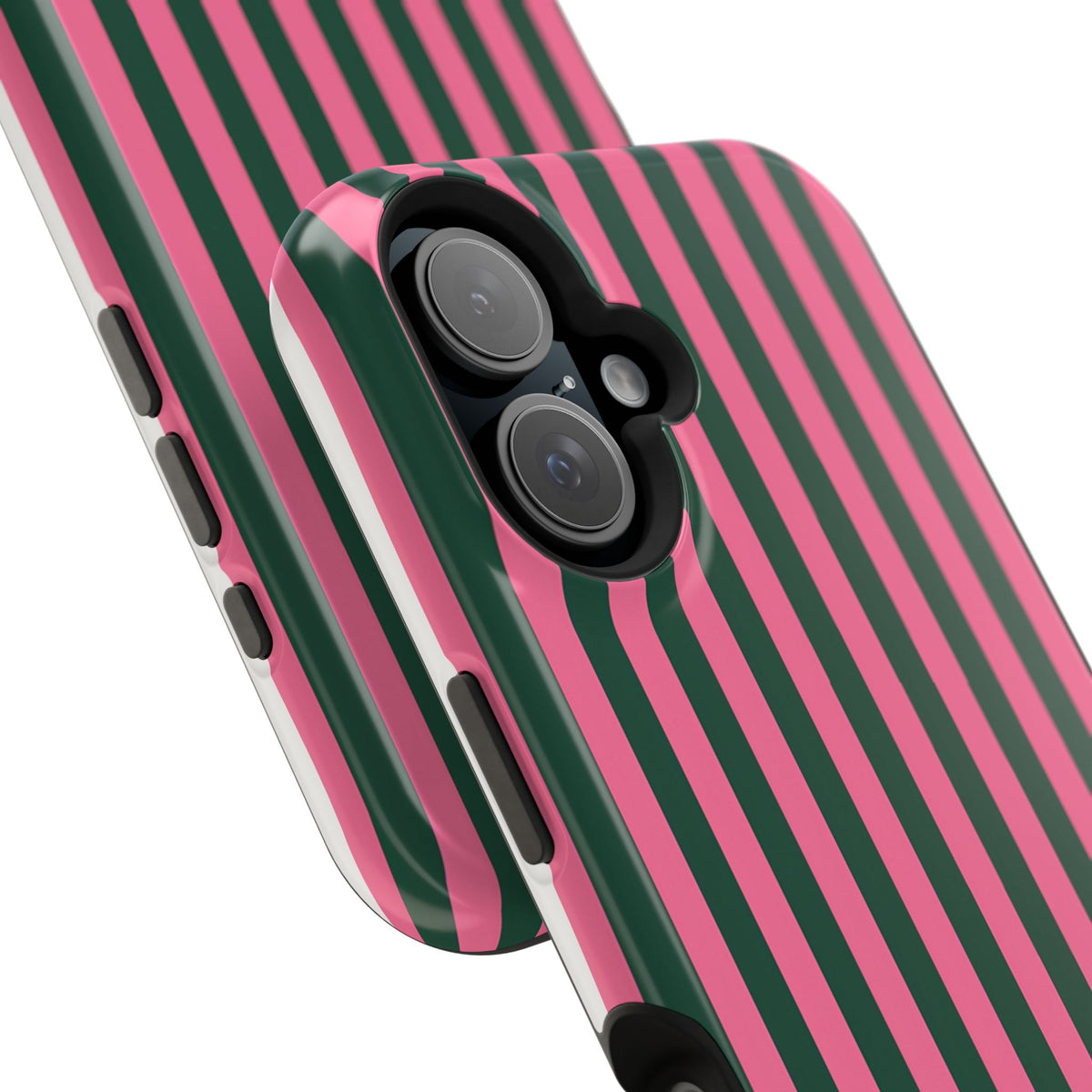 Flamingo Stripe Magnetic Impact-Resistant Phone Case