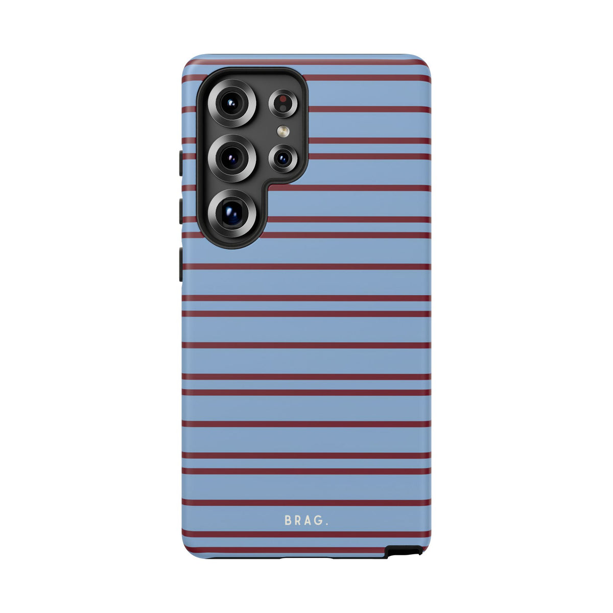 Nautical Stripe Tough Phone Case – Shockproof Protective iPhone Cover