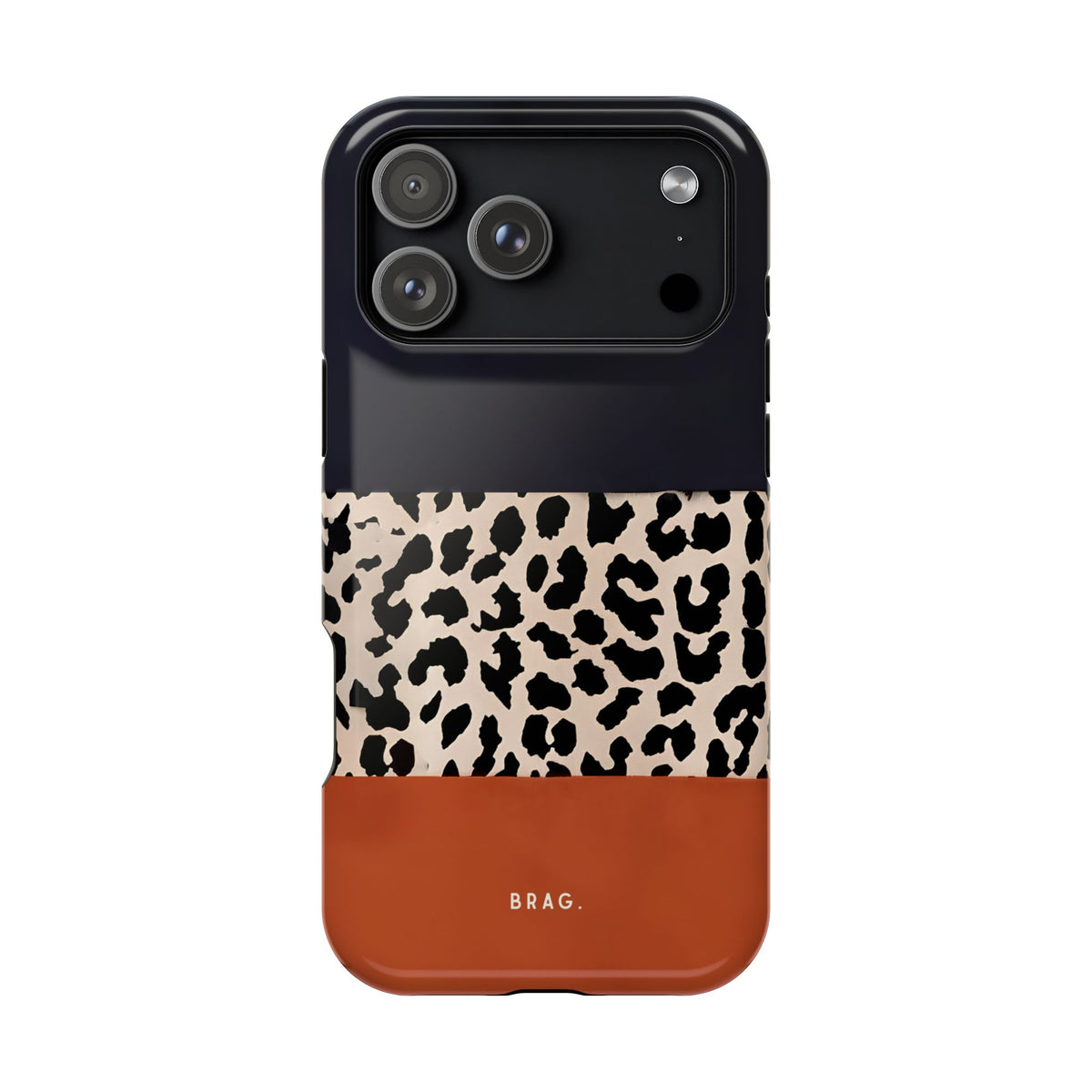 Leopard Block Magnetic Impact-Resistant Phone Case
