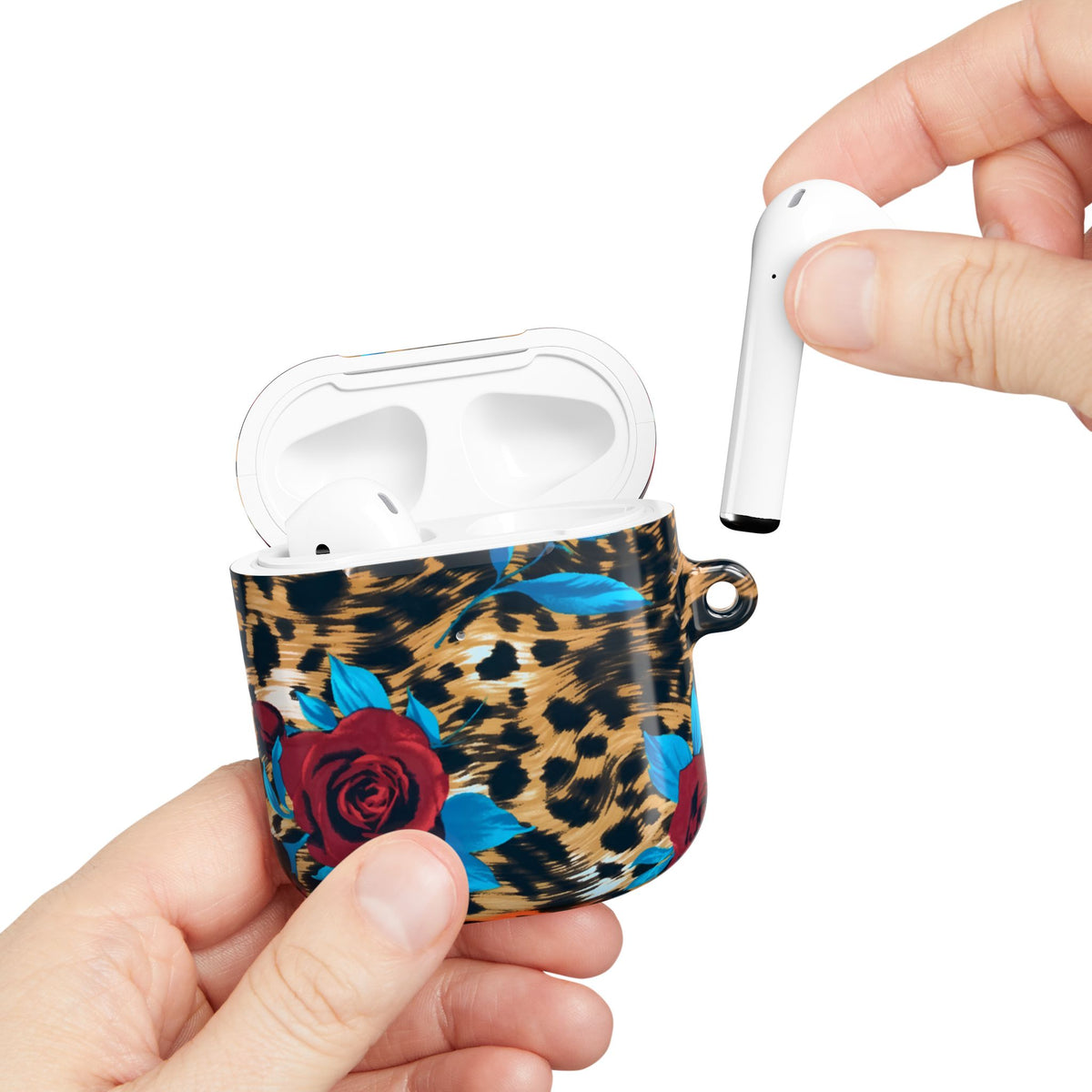 Wild Rose AirPod Case – Slim Protective Charging Case