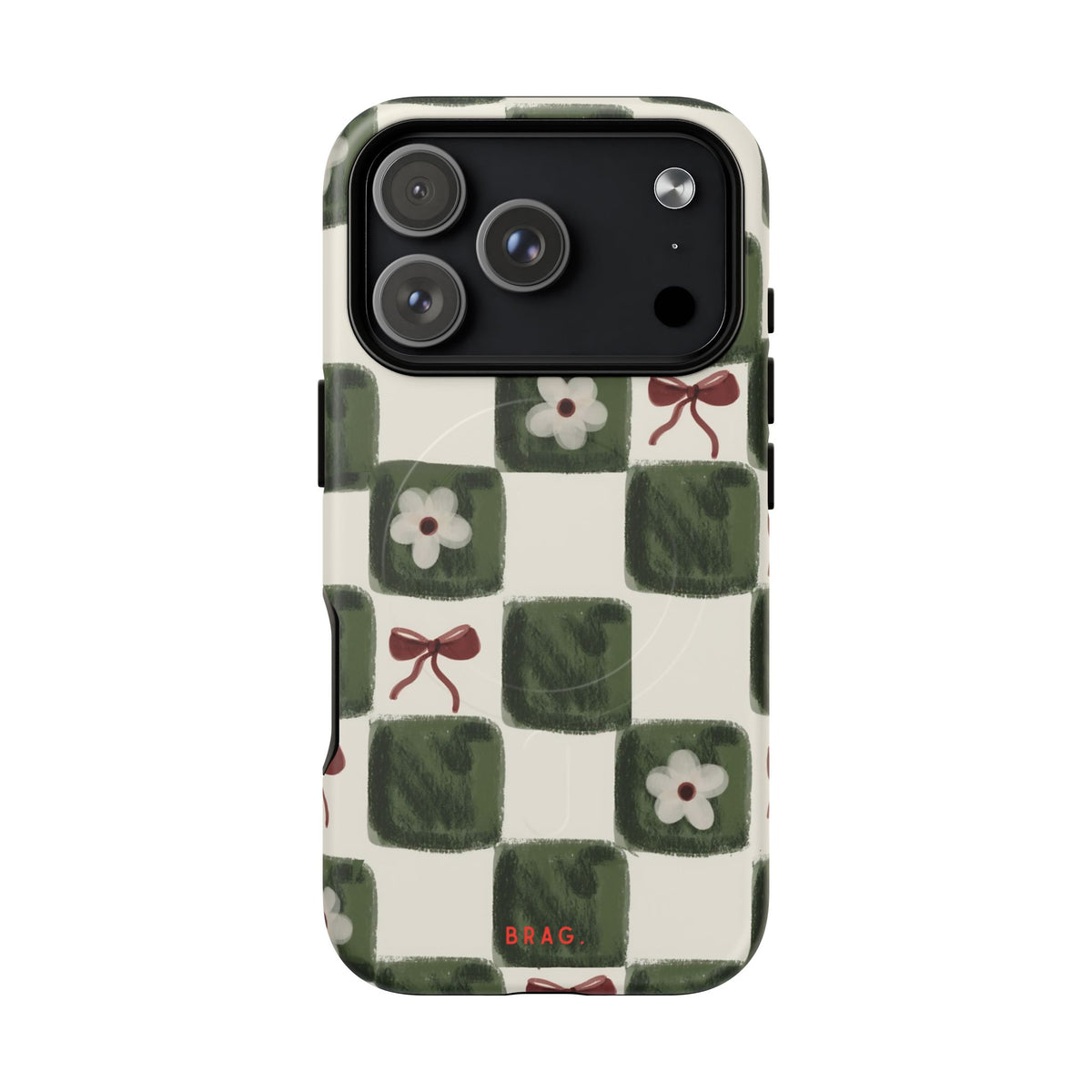 Garden Mosaic MagSafe Tough Phone Case — Magnetic Protective Cover