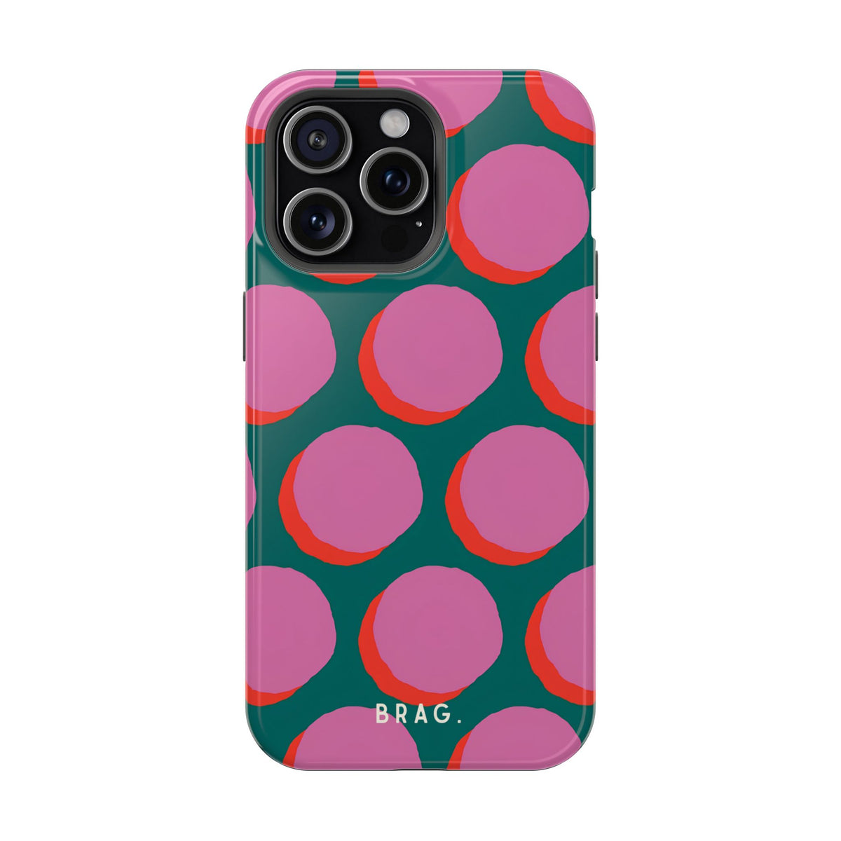 Pink Moon Magnetic Impact-Resistant Phone Case