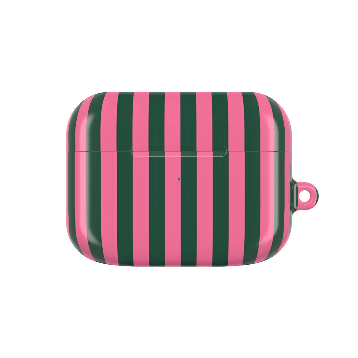 Flamingo Stripe AirPod Case – Slim Protective Charging Case